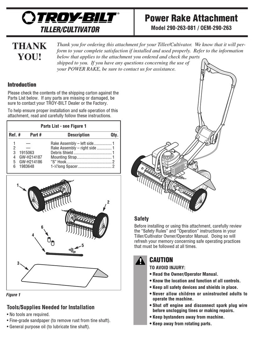 Troy-Bilt OEM-290-263 Operator's manual