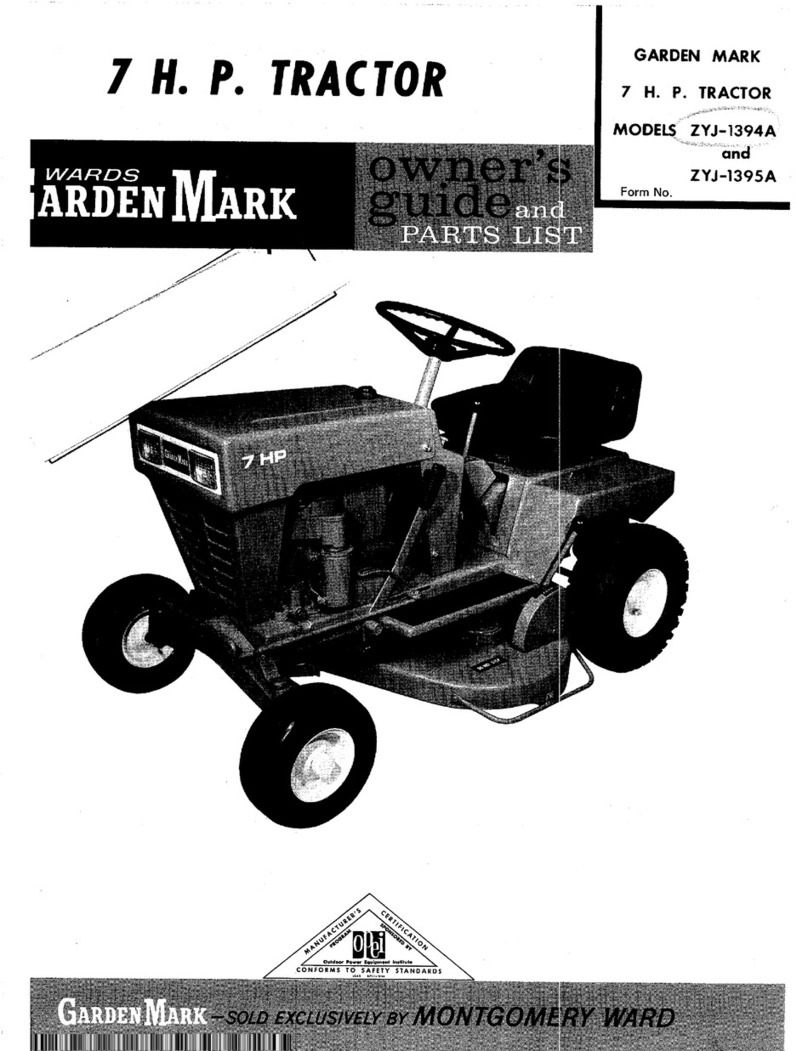 Montgomery Ward Garden Mark ZYJ-1395A owner's guide