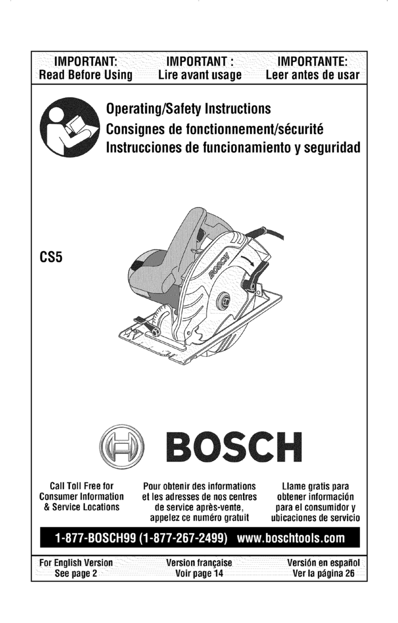 Bosch CS5 Operating/safety instructions