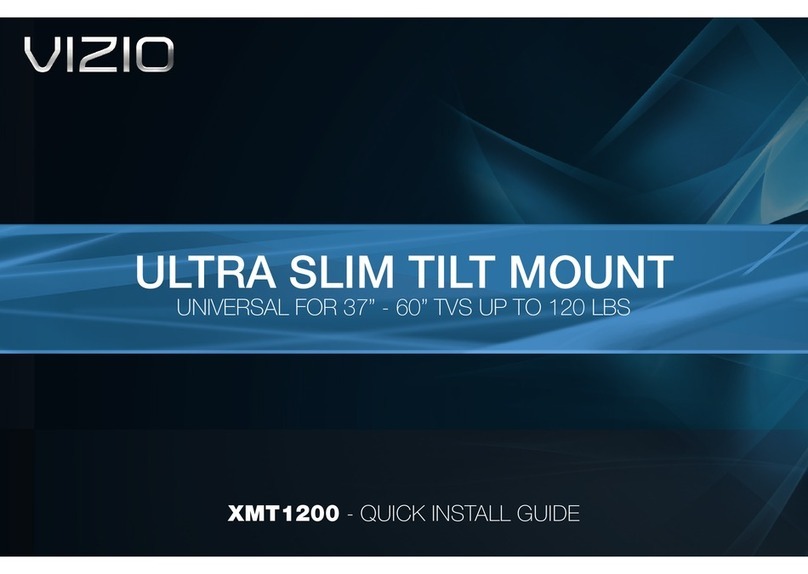 Vizio XMT1200 Quick install guide