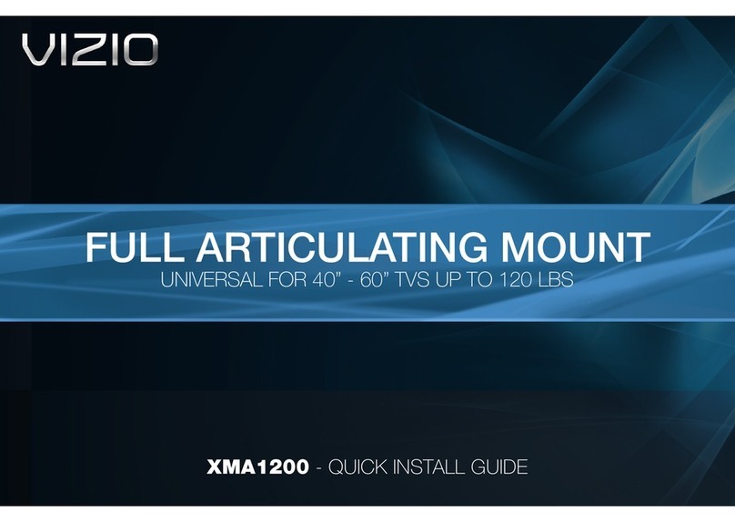 Vizio XMA1200 Quick install guide