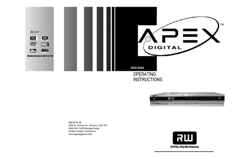 Apex Digital DRX-9000 operating instructions
