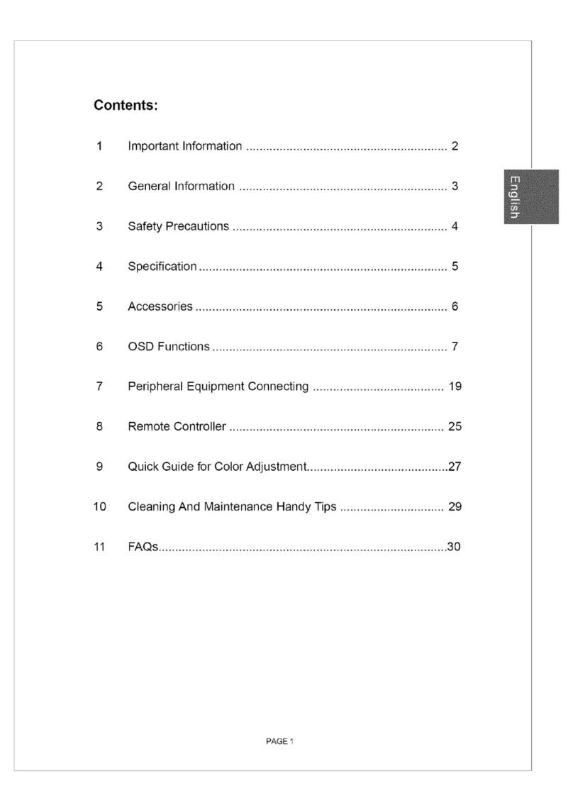 Akai PDP4249G User manual Akai PDP4249G User manual