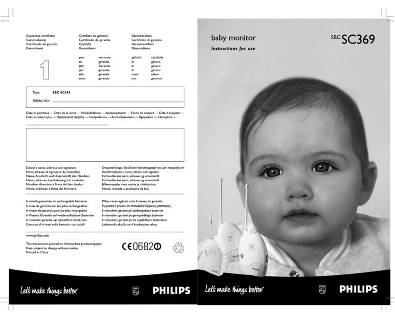 Philips SBC SC369 User manual