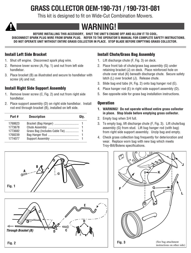 Troy-Bilt OEM-290-731 Operator's manual
