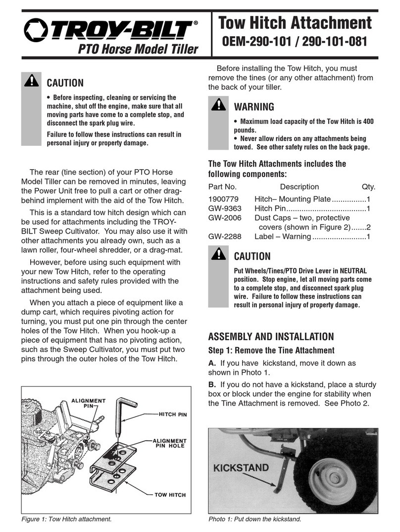 Troy-Bilt OEM-290-101 operating manual
