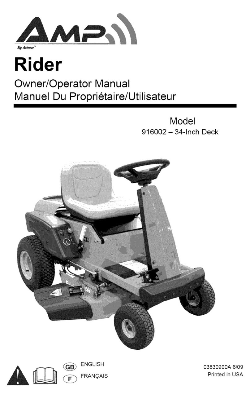 Ariens 916002 owner's manual