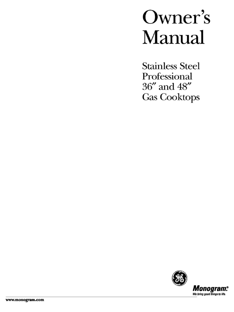 GE ZGU36L4DD1SS User manual