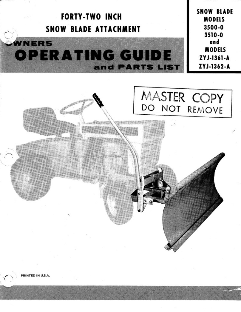 Yard-Man ZYJ-1361-A Owners operating manual and parts list