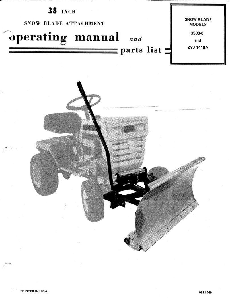 Yard-Man ZYJ-1416A Operating manual and parts list Yard-Man ZYJ-1416A Operating manual and parts list