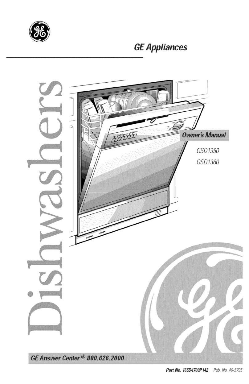 GE GSD1380 User manual