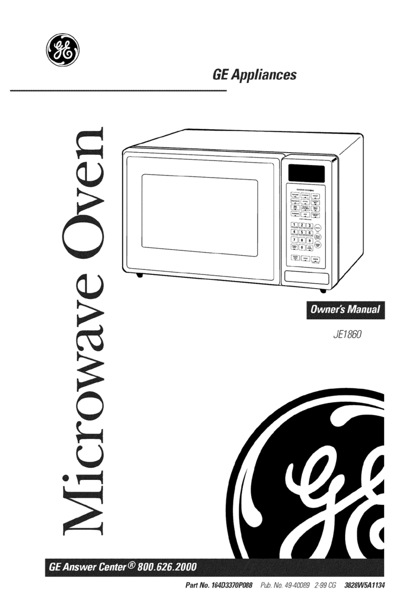 GE JE1860 User manual