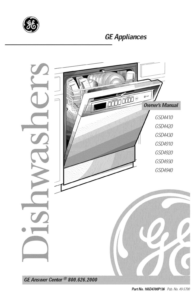 GE Appliances GSD4410 User manual