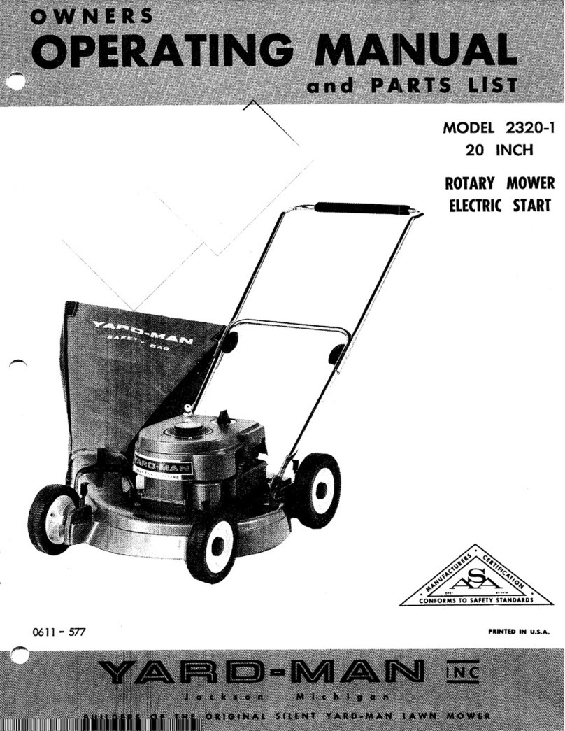 Yard-Man 2320-1 Operation manual Yard-Man 2320-1 Operation manual