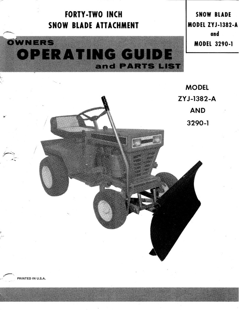 Yard-Man ZYJ-1382-A Owners operating guide and parts list