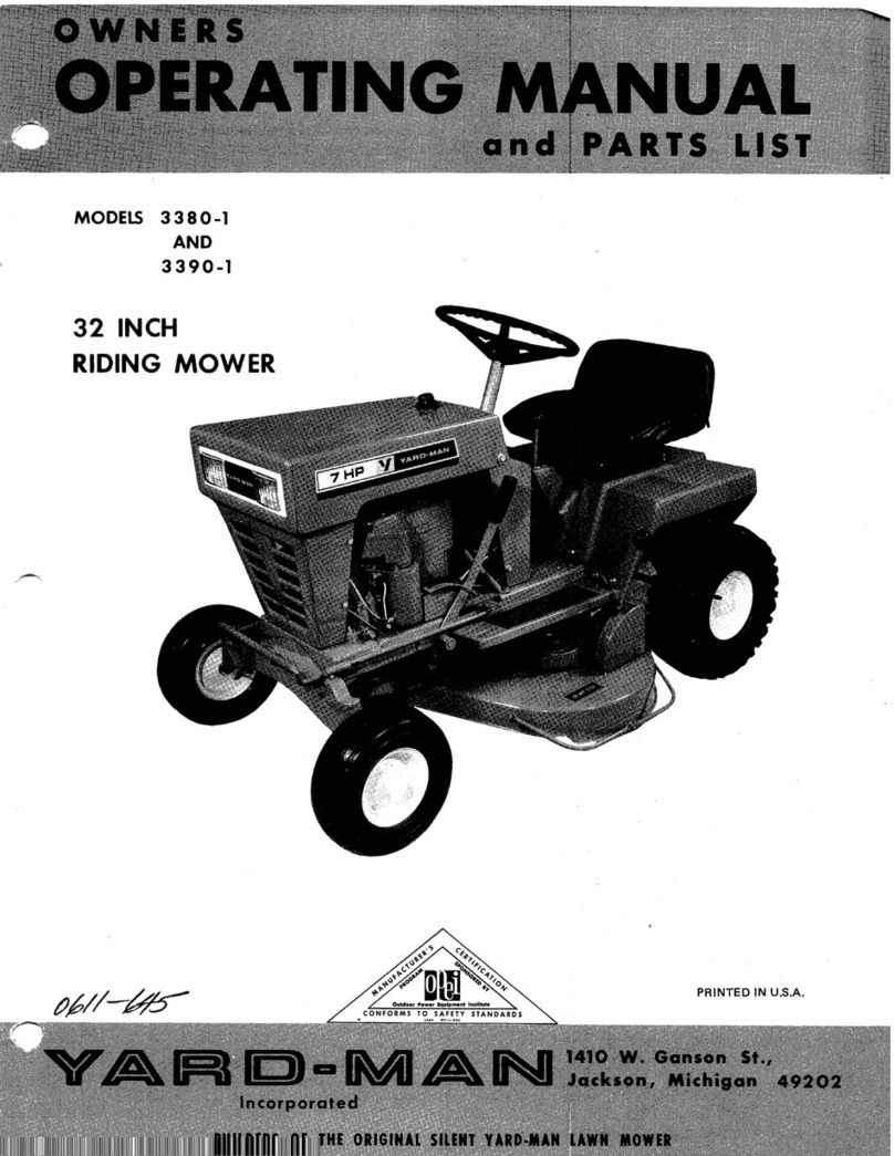 Yard-Man 3380-1 Operation manual