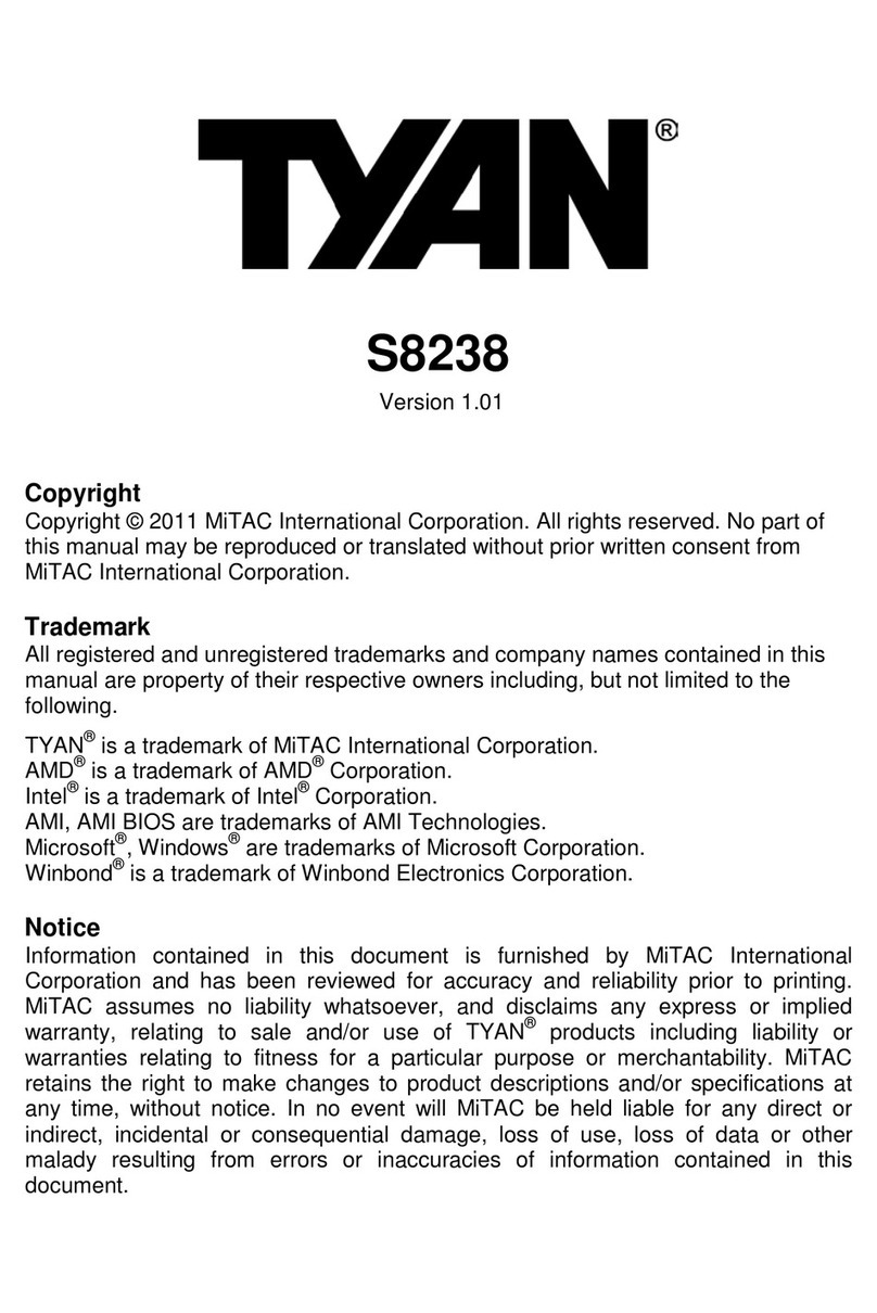 TYAN S8238 User manual TYAN S8238 User manual