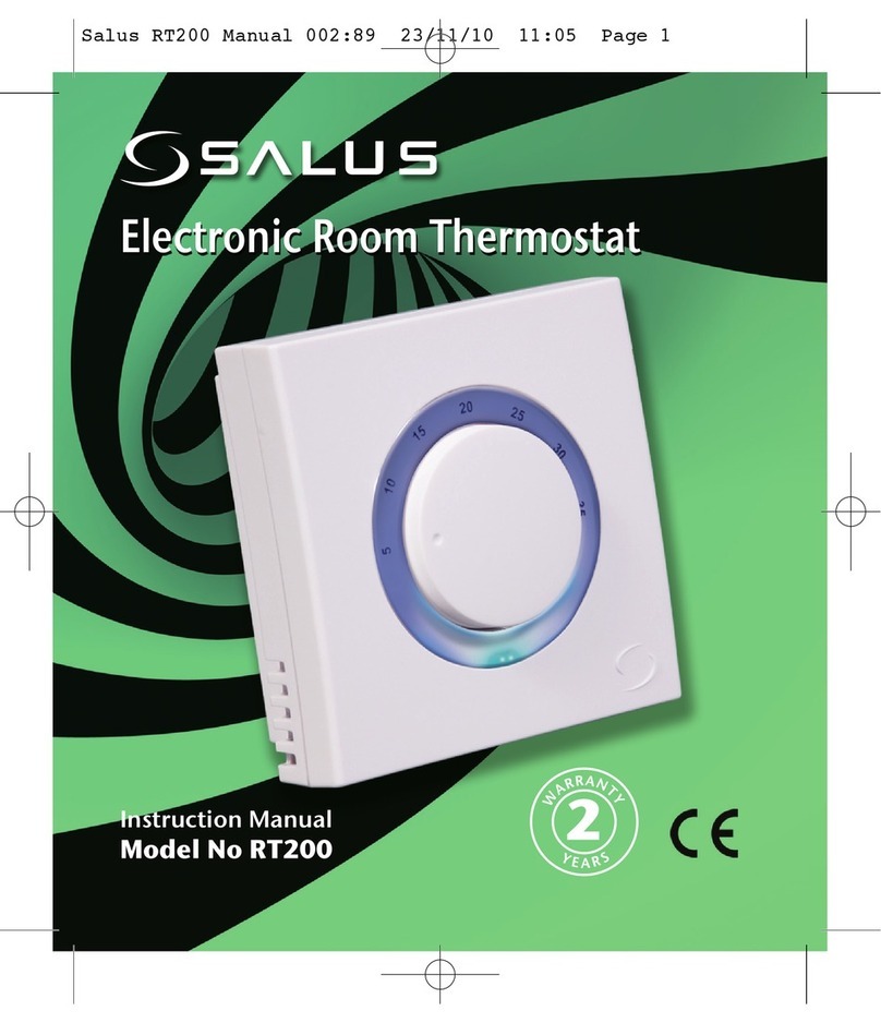 Salus RT200 User manual