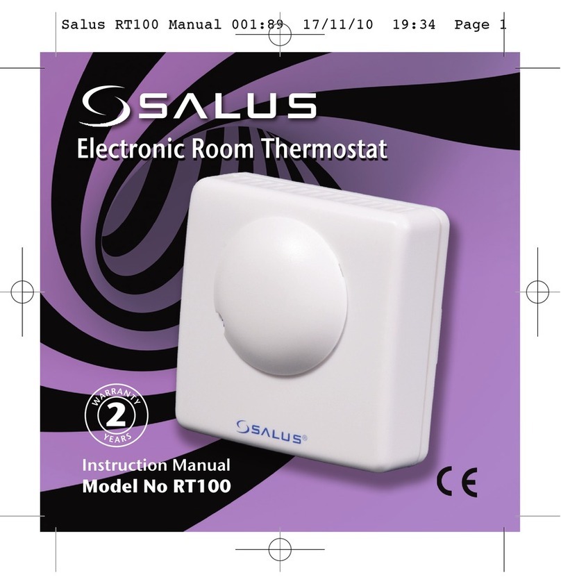 Salus RT100 User manual