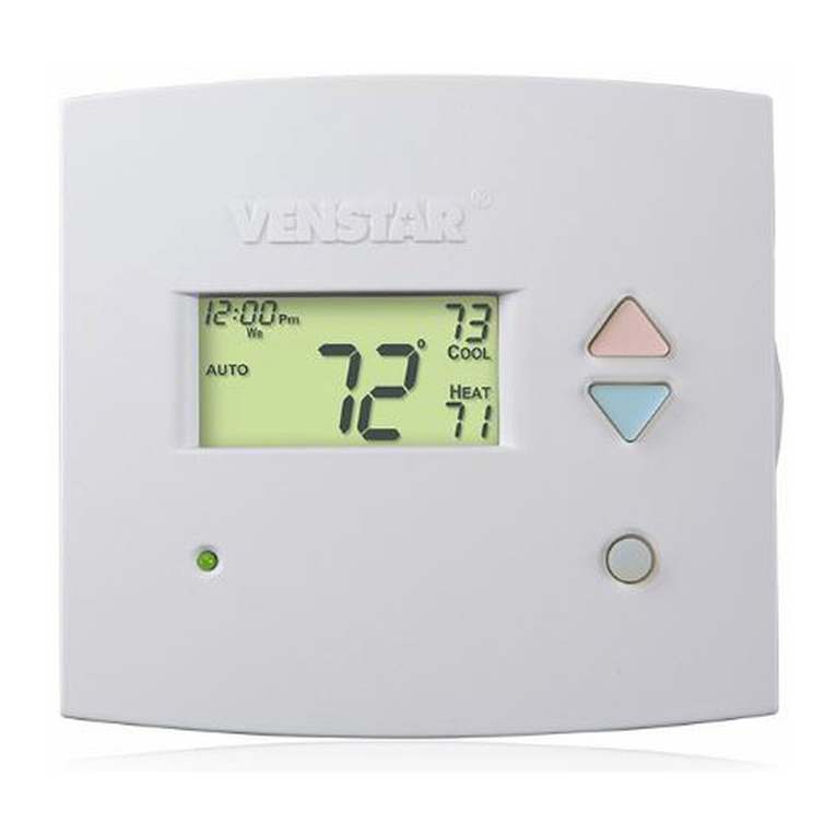 Venstar T1700 User manual