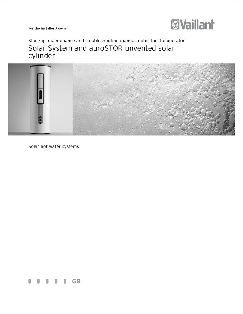 Vaillant Solar hot water systems User guide