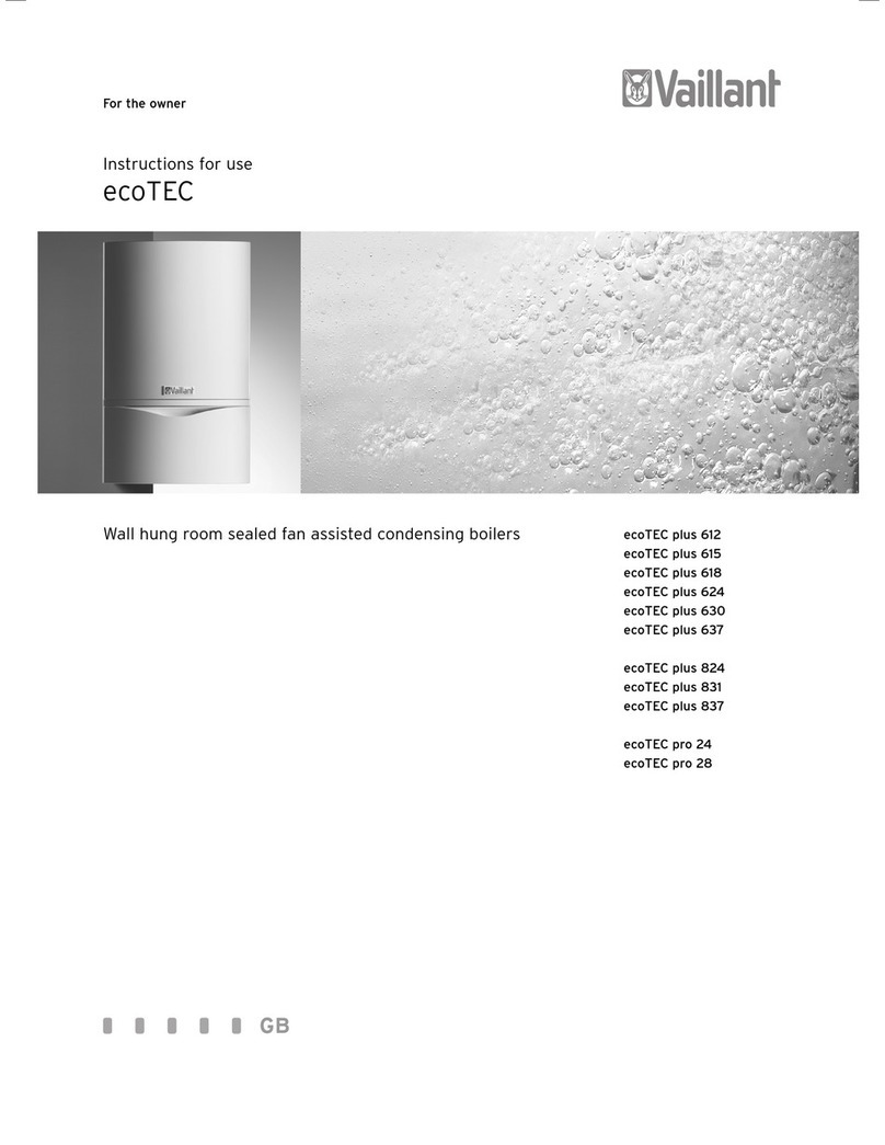 Vaillant ecoTEC plus 612 Instructions for use