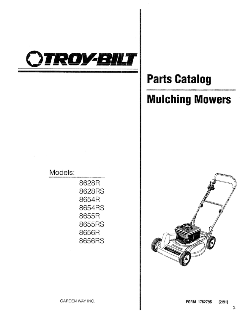 Troy-Bilt 8628R Instruction Manual