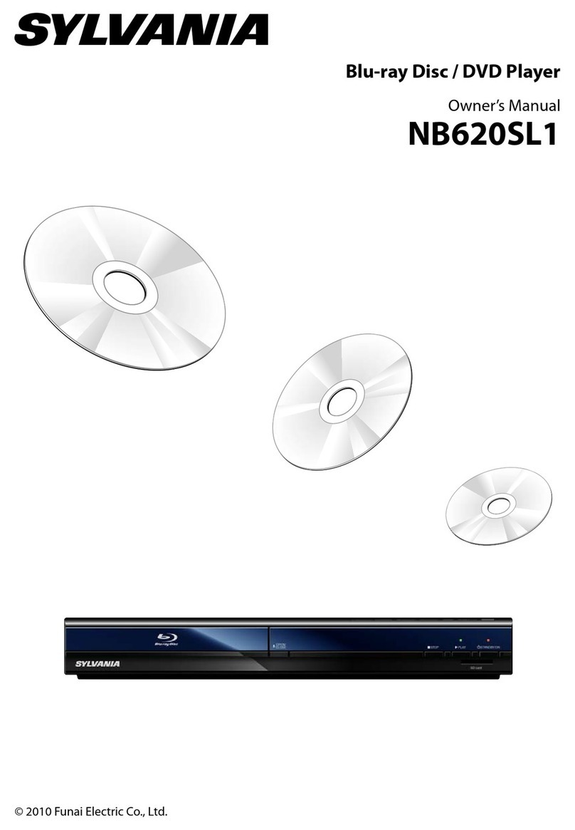 Sylvania NB620SL1 owner's manual