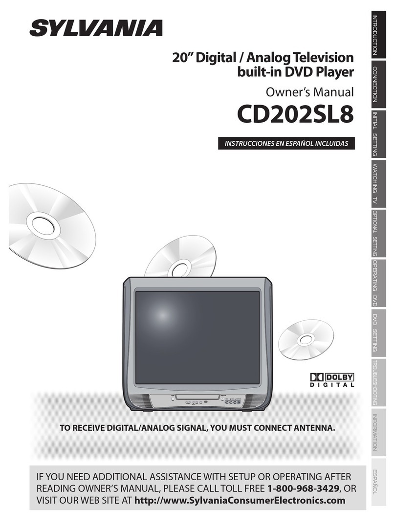 Sylvania CD202SL8 User manual