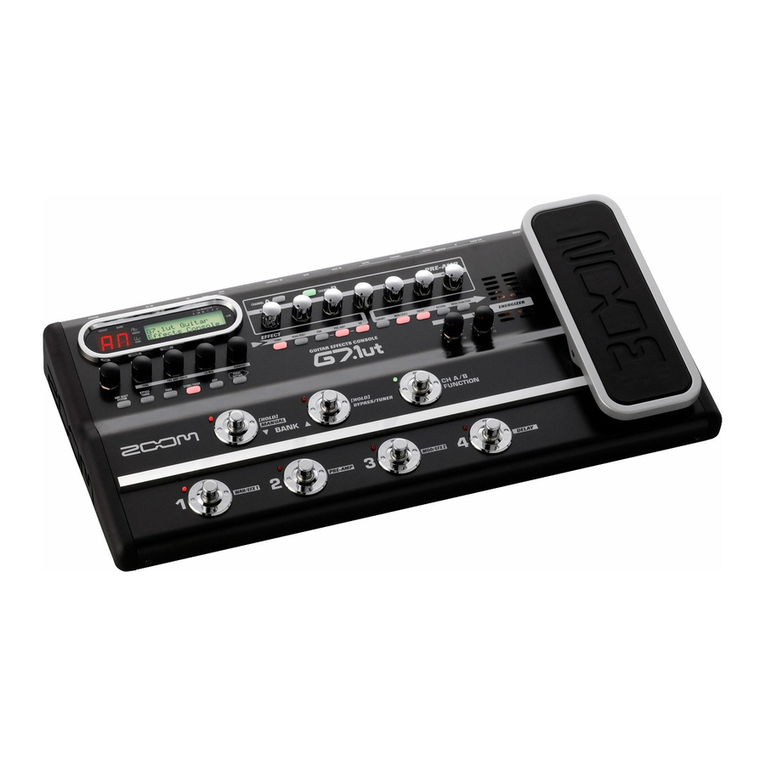 Zoom G7.1ut User manual