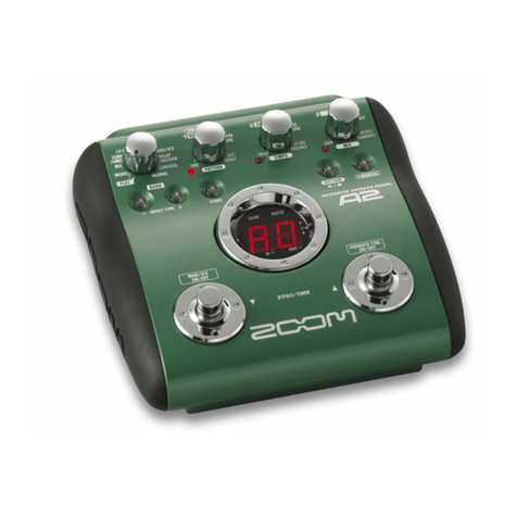 Zoom A2 Operation manual