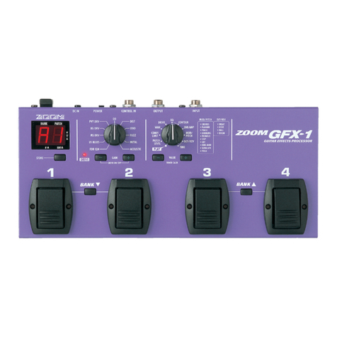 Zoom GFX-1 User manual