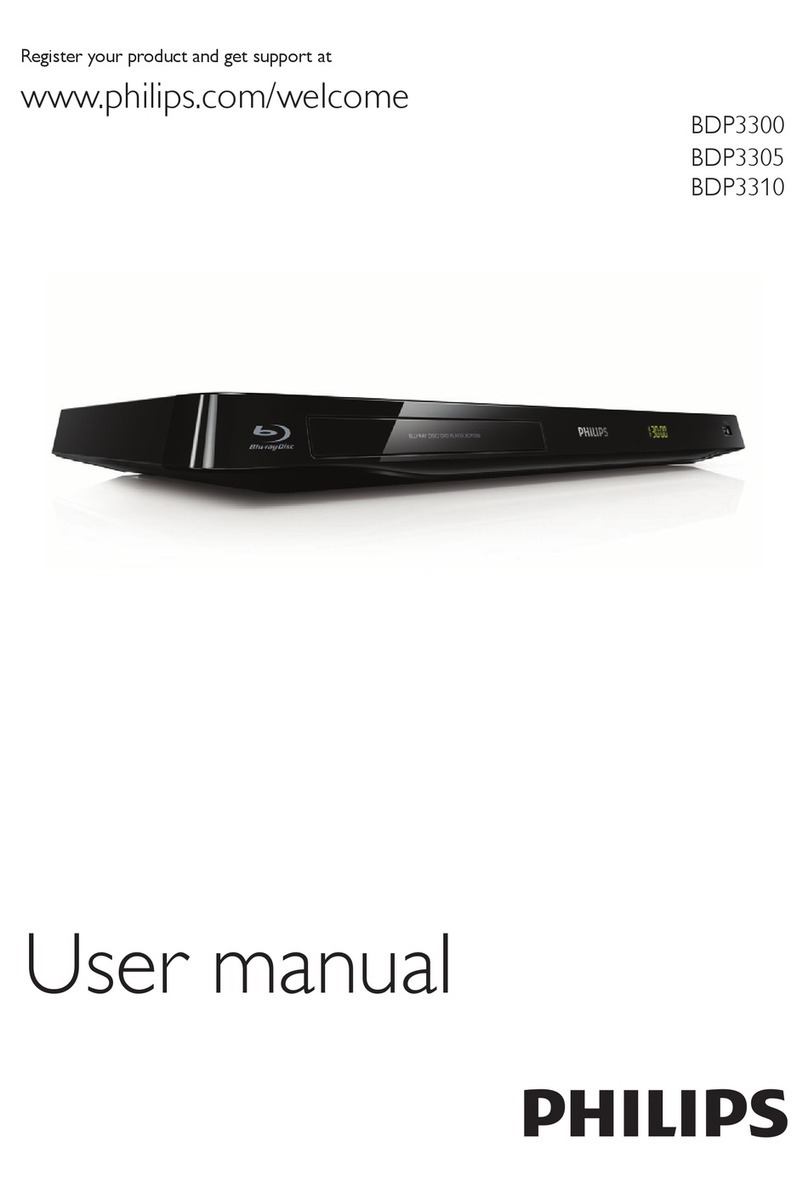 Philips BDP3300 user manual