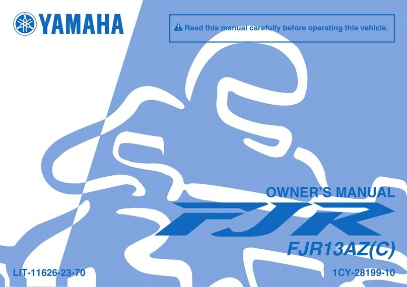 Yamaha FJR13AZ User manual