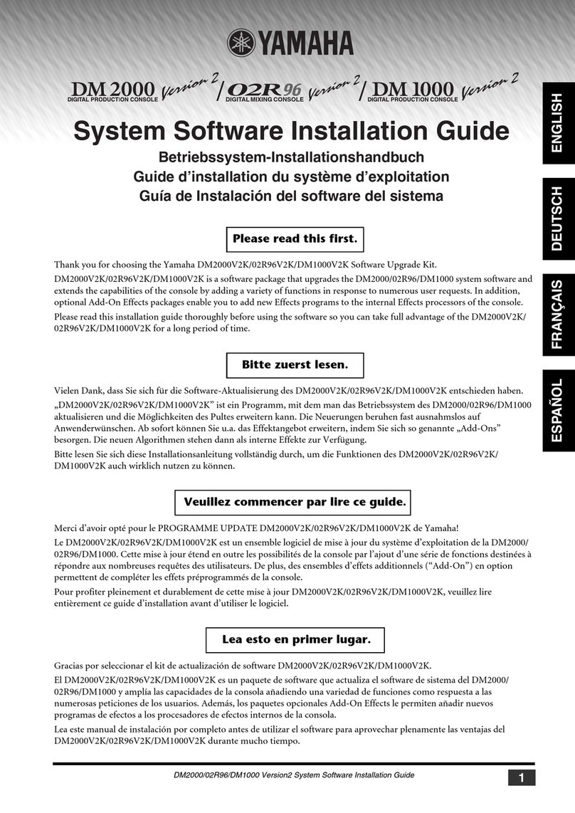 Yamaha DM2000V2K Firmware update Yamaha DM2000V2K Firmware update