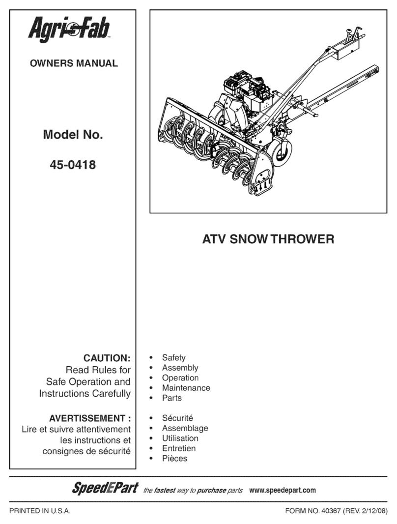 Agri-Fab 45-0418 owner's manual