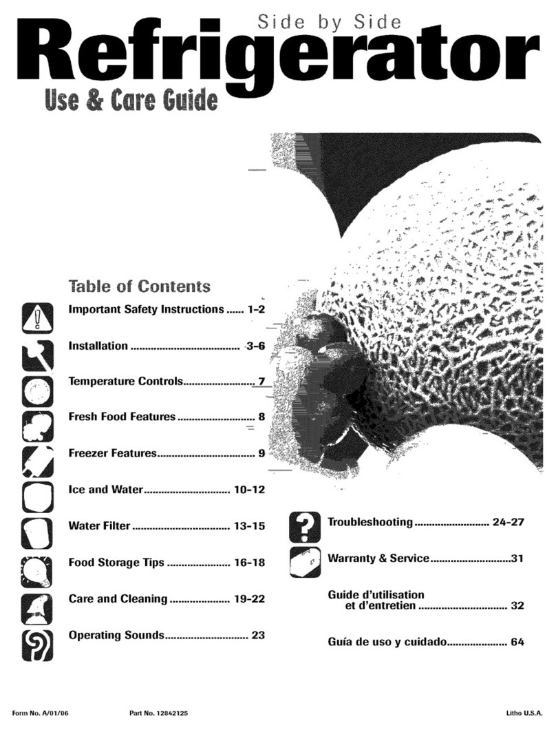 Admiral 12842125 Use & care guide