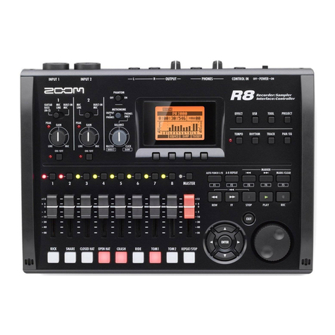 Zoom R8 Interface User manual