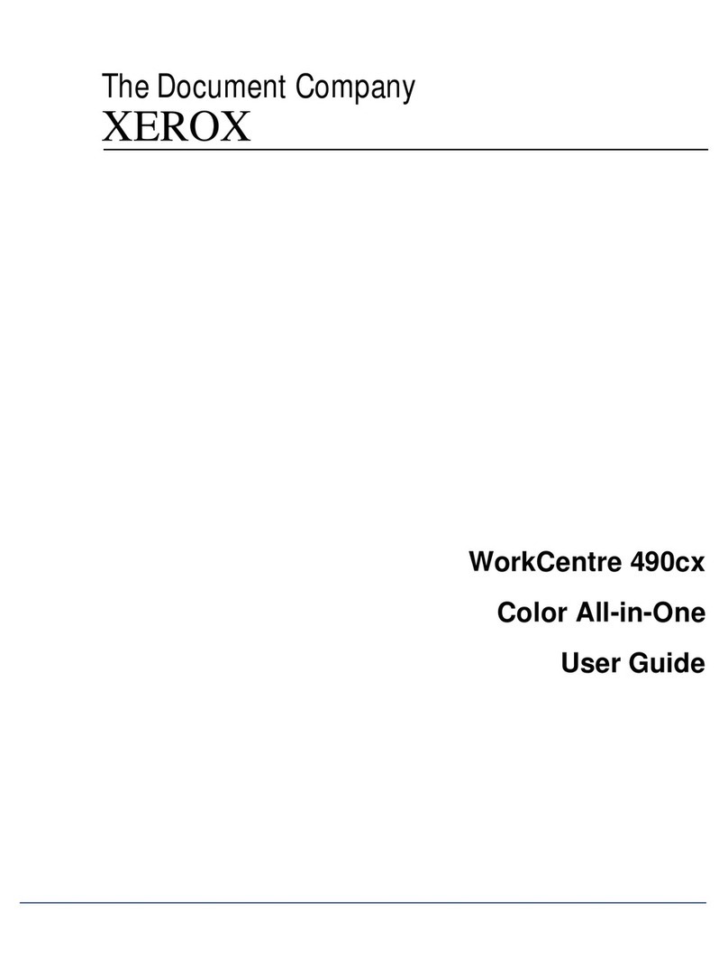 Xerox WorkCentre 490cx User manual