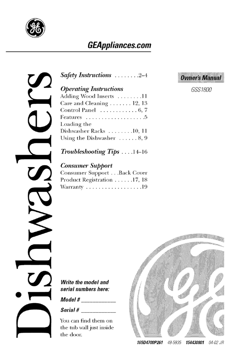 GE GSS1800 User manual