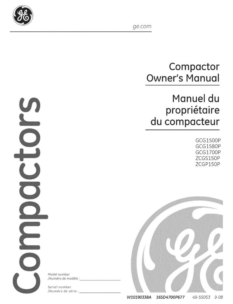 GE GCG1500P User manual