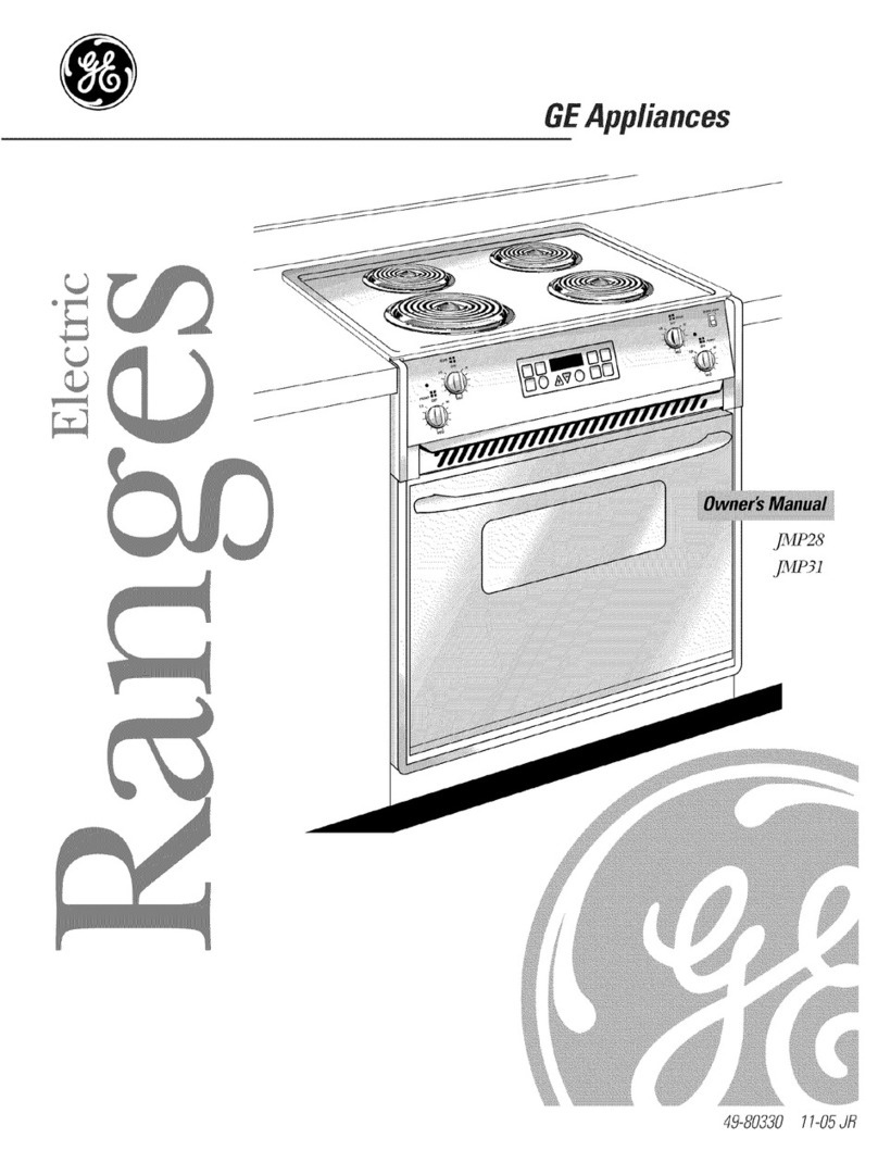GE JMP31 User manual