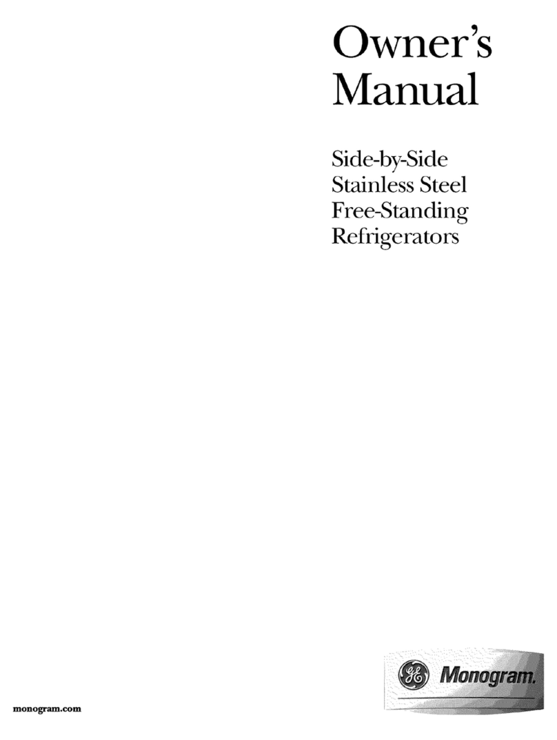 GE ZFSB23DXCSS User manual