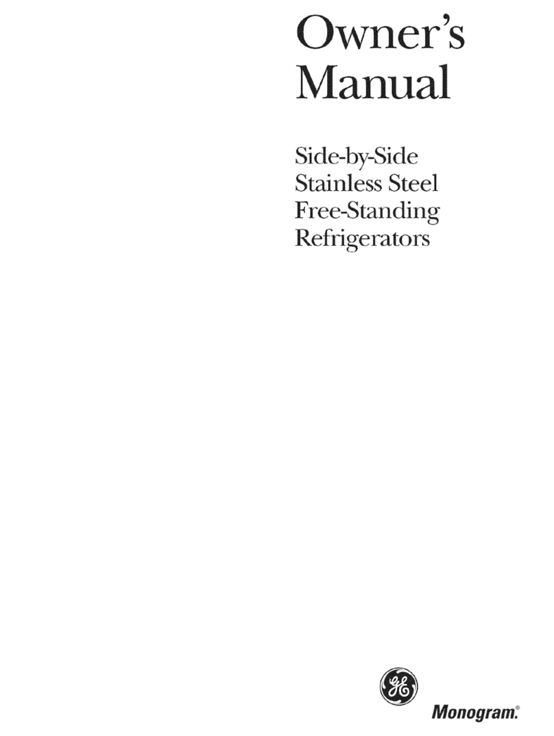 GE ZFSB26DRISS User manual