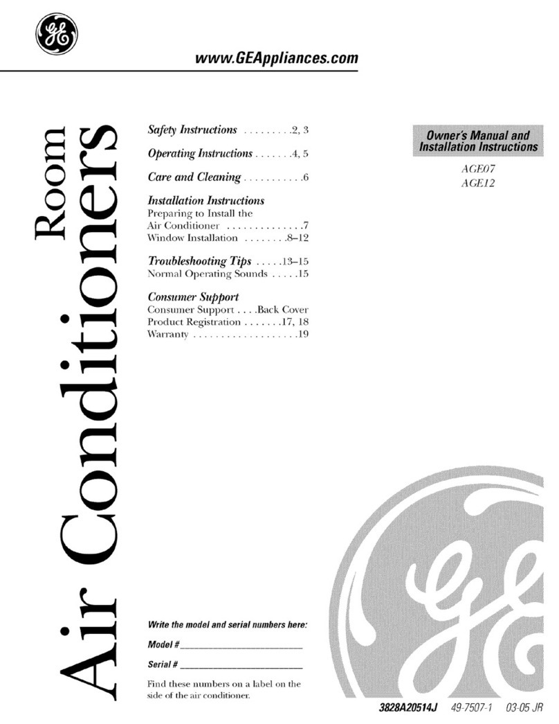 GE AGE12 Operating instructions GE AGE12 Operating instructions