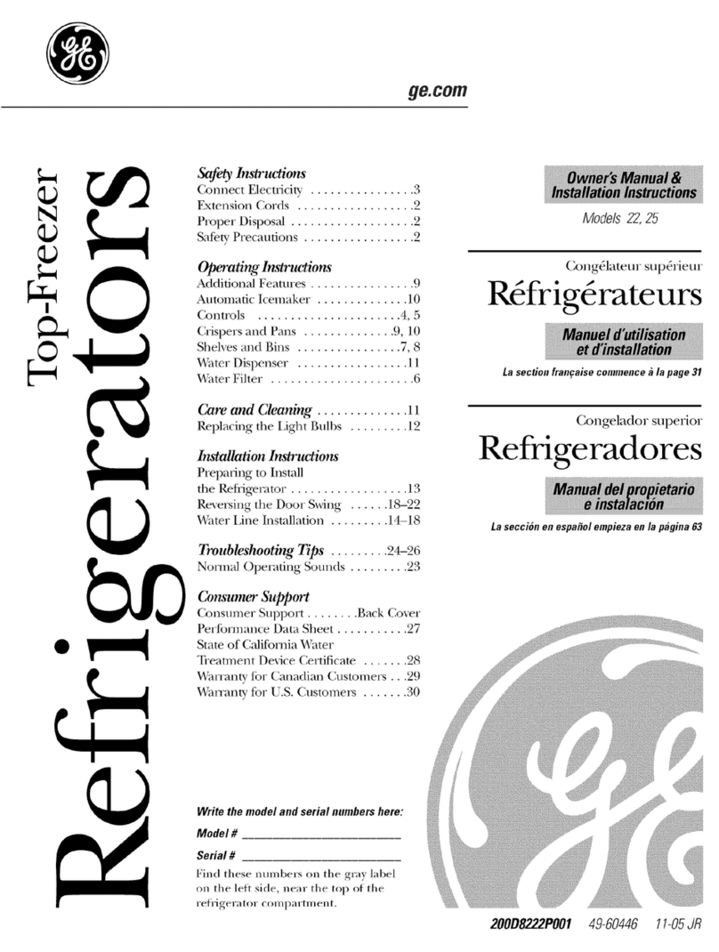 GE ETS22XBPCRCC Original instructions