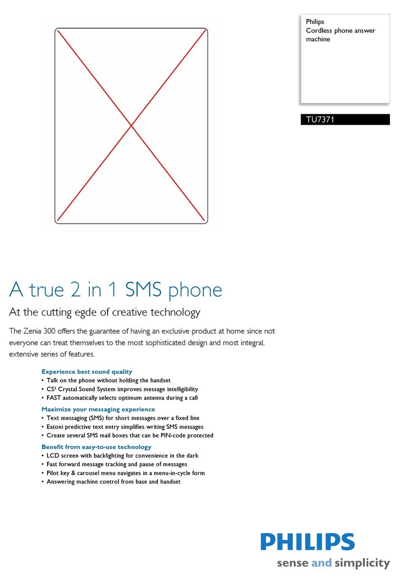 Philips TU7371 User manual