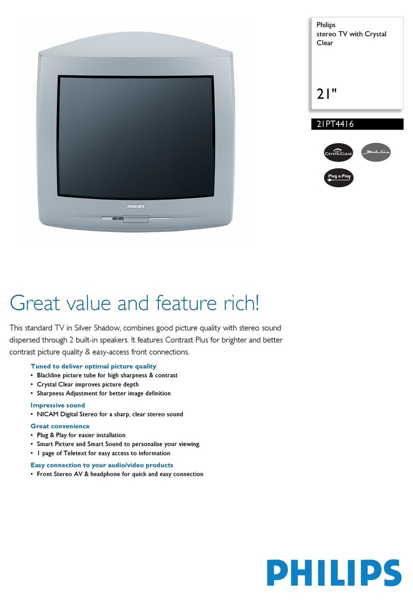 Philips 21PT4416 User manual