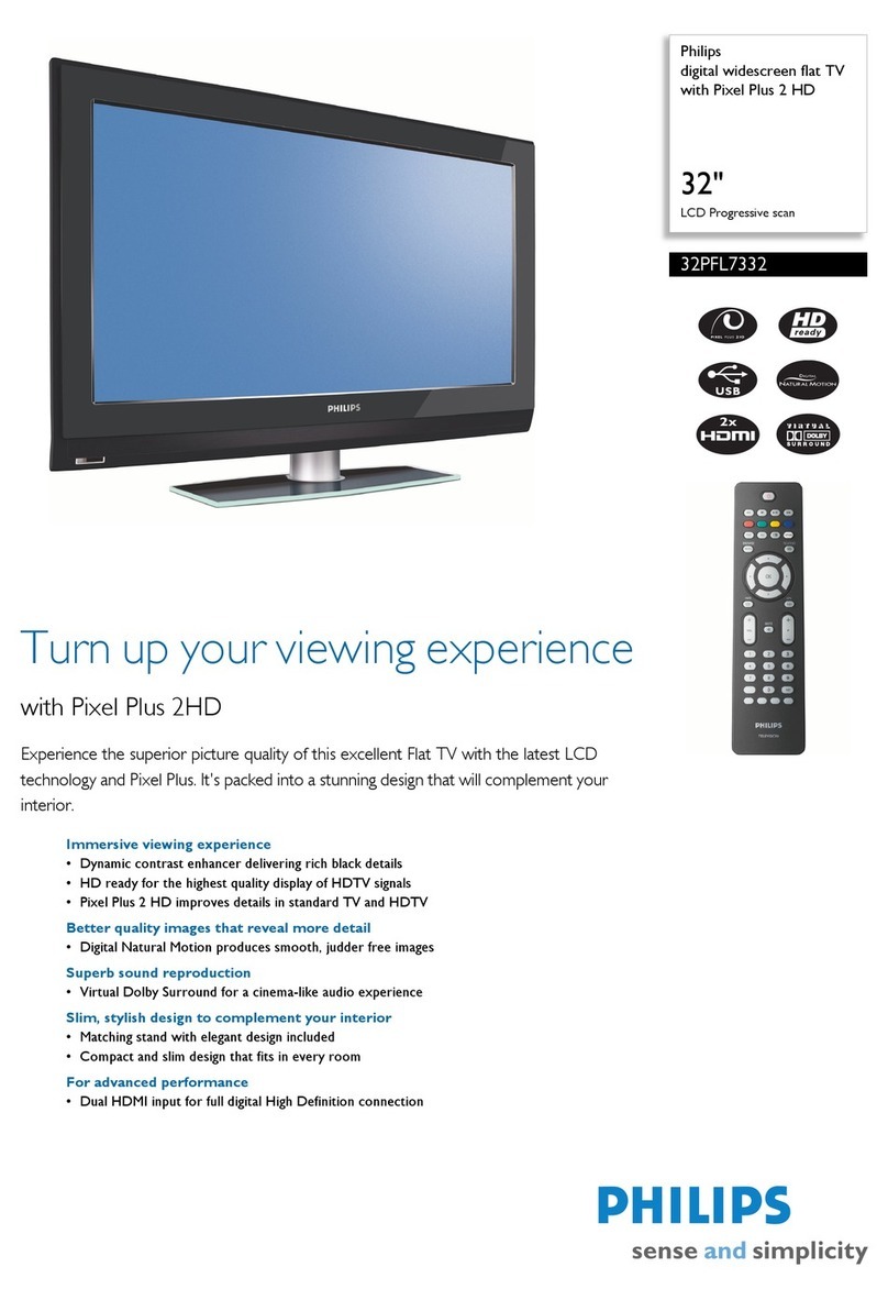 Philips 32PFL7332 Specifications