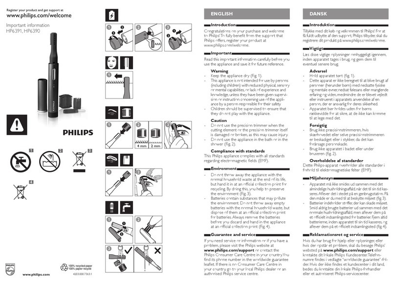 Philips HP6391 Manual